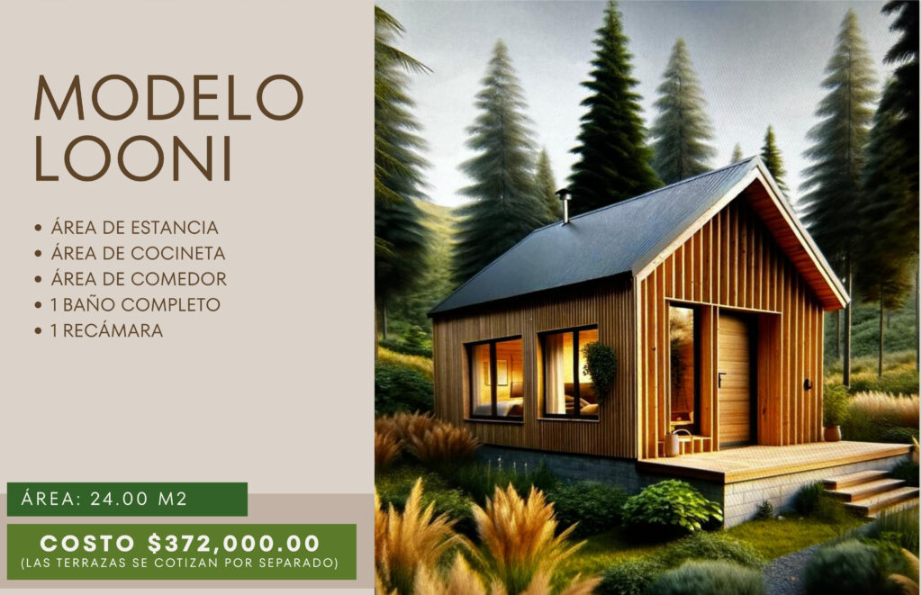 f.t. cabaÑa looni 24.00 m2