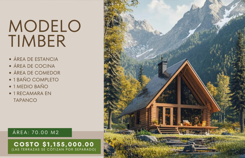 f.t. cabaÑa timber 70 m2