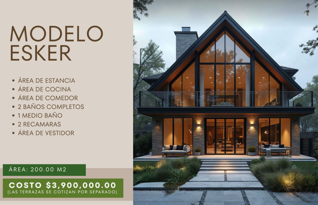 f.t. casa moderna esker 200 m2