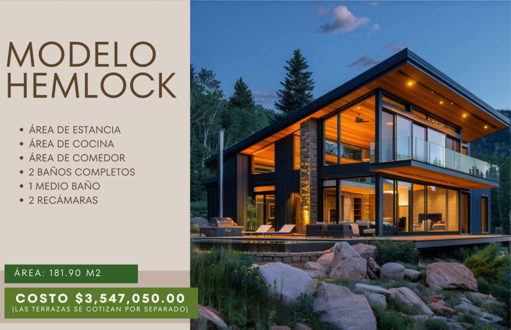 f.t. casa moderna hemlock 181.90 m2