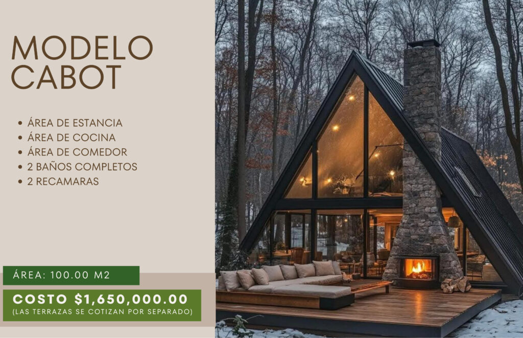 f.t. chalet cabot 100 m2