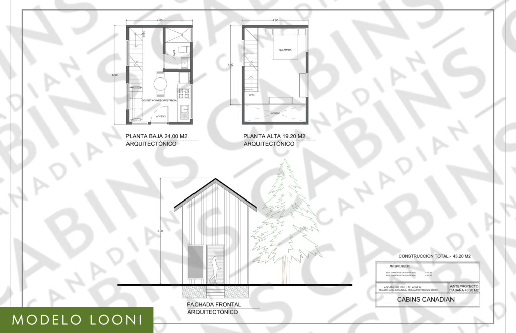 plano cabaÑa looni 24.00 m2 (2)