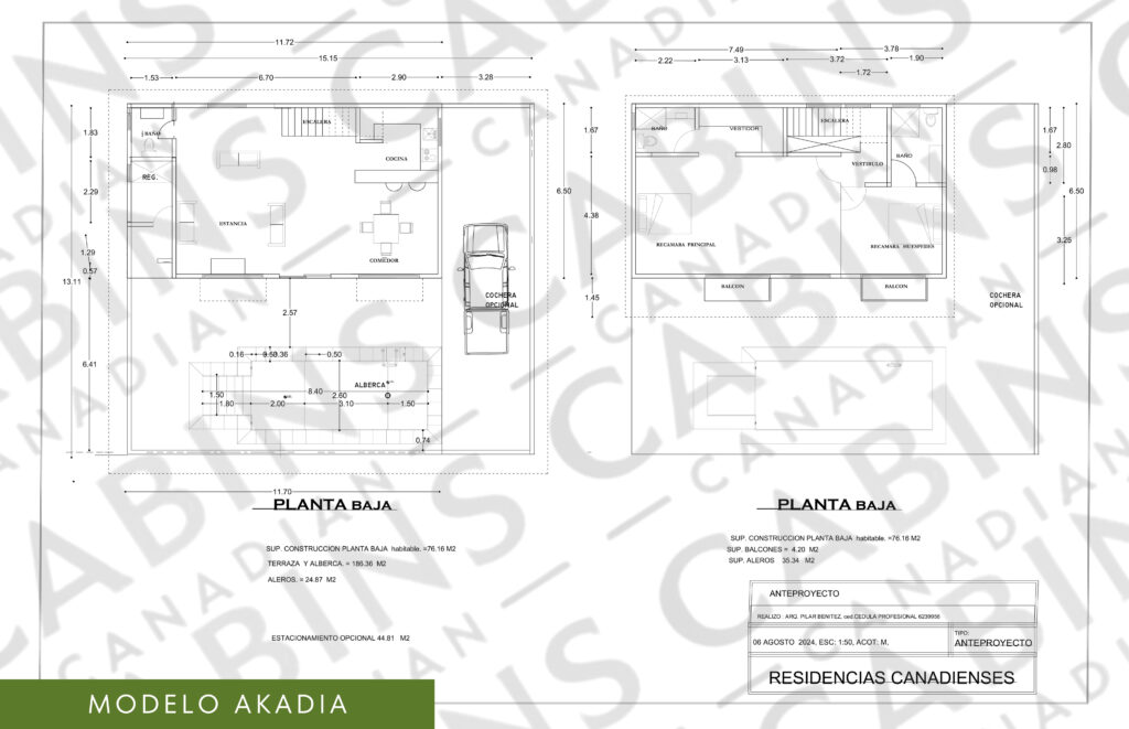 plano casa m. akadia 153 m2