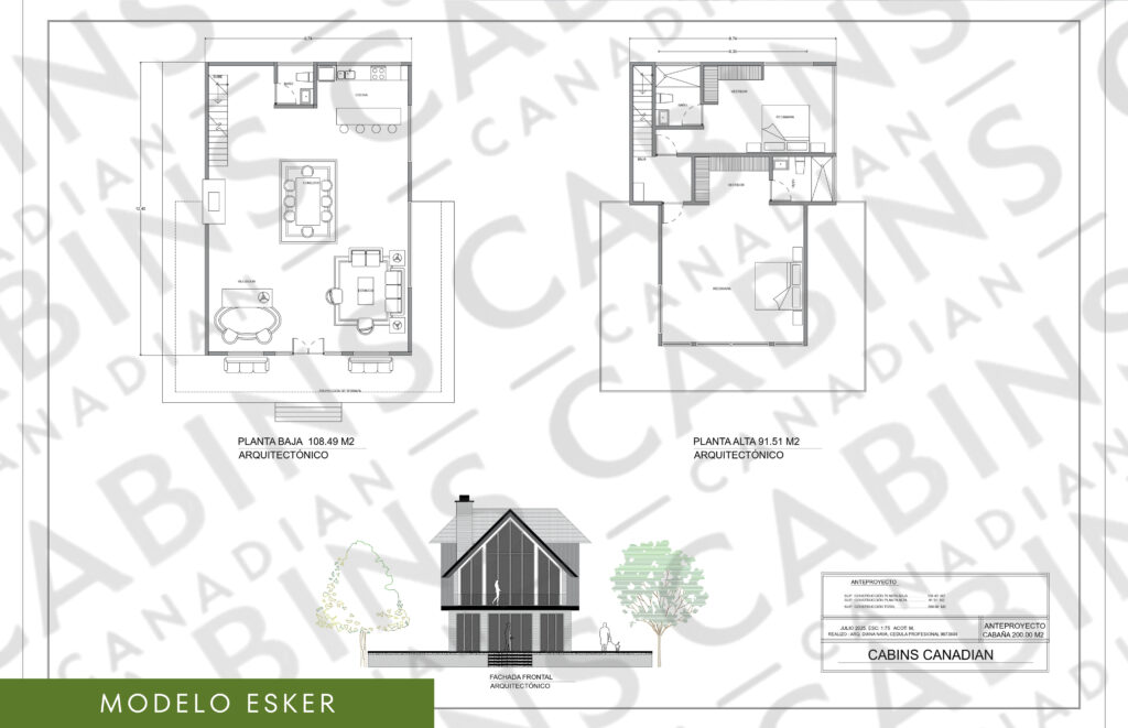plano casa m. esker 200 m2
