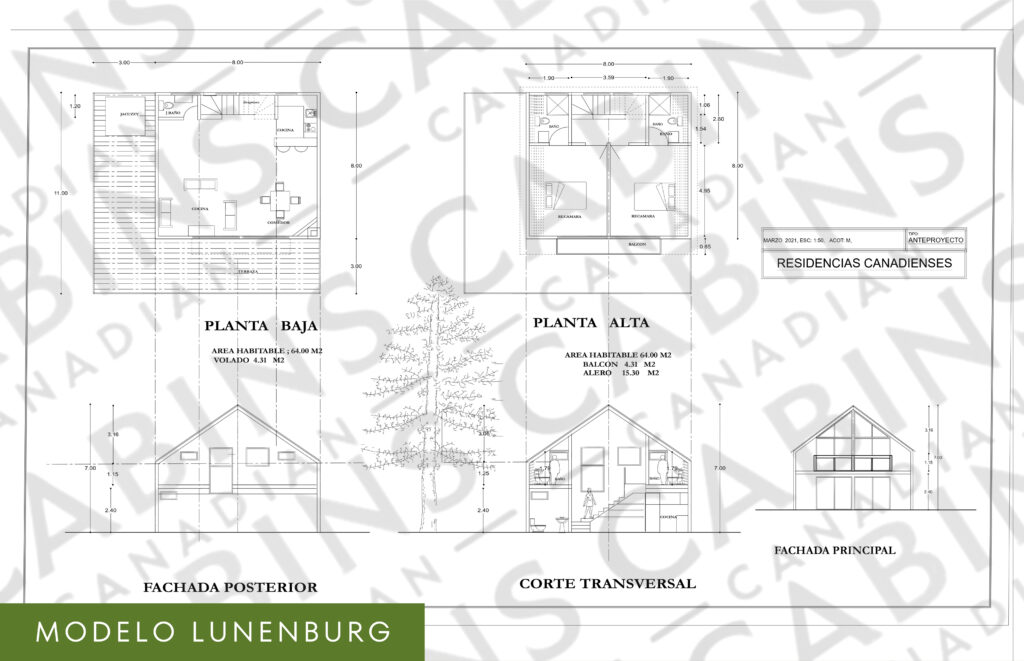 plano casa m. lunenburg 128m2