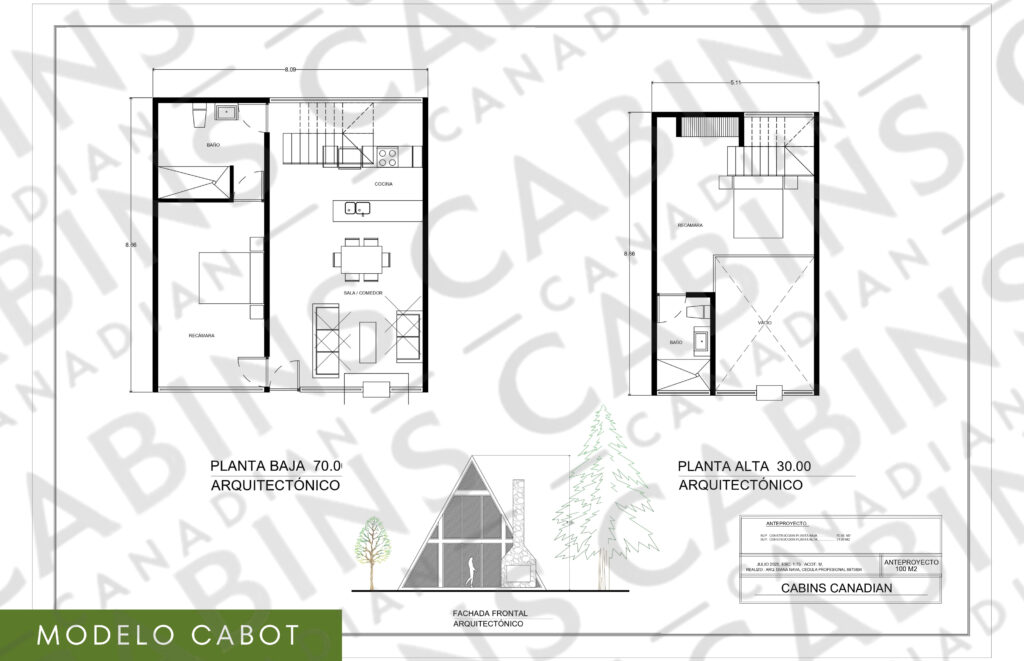 plano chalet cabot correcciÓn